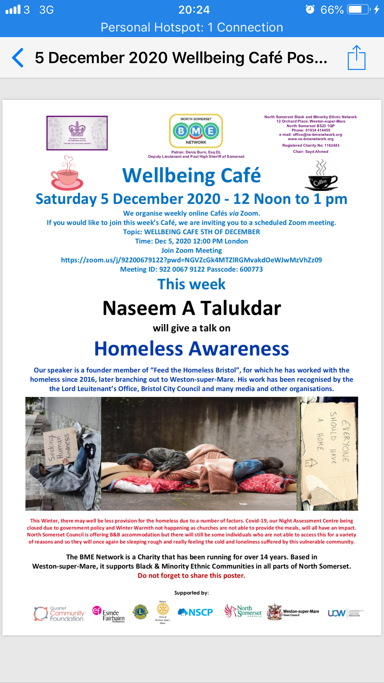Homeless Awareness