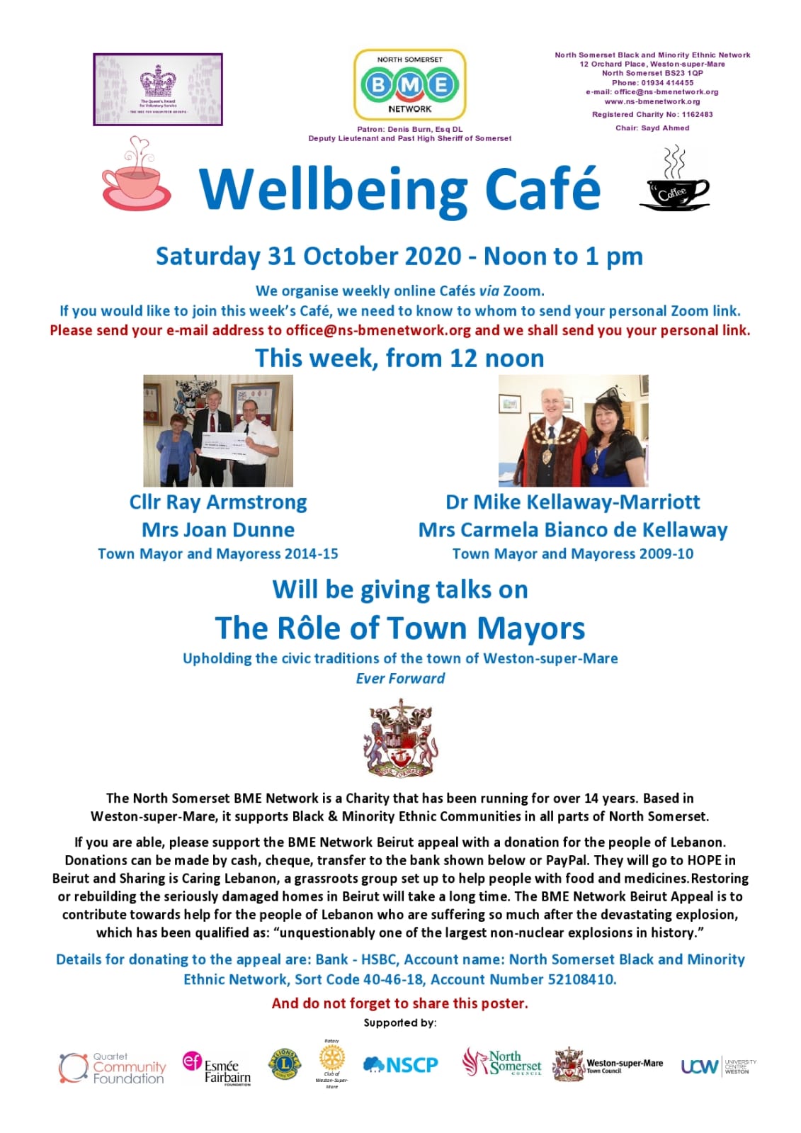 Wellbeing Cafe Poster